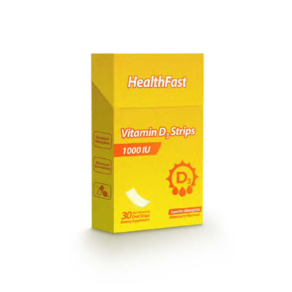 HealthFast Vitamin D3 Strips